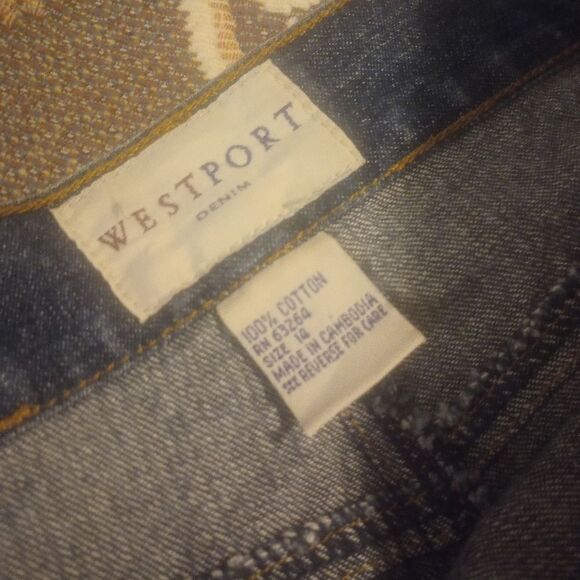 Westport button front denim maxi skirt - Picture 4 of 10